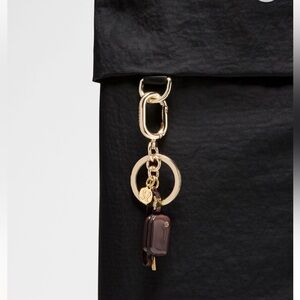 NWT Lululemon  Plum Gold Everywhere Belt Bag Charm Keychain